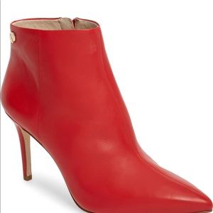 🔥LOUISE ET CIE RED JASPER PATENT BOOTIE US 8.5
